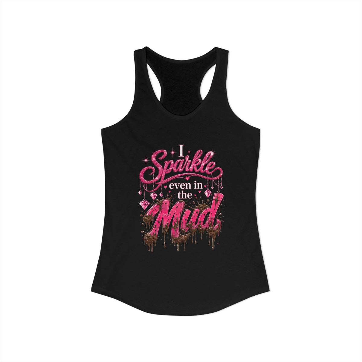 Women's Mud Run Racerback Tank Top – Obstacle Race Workout Shirt