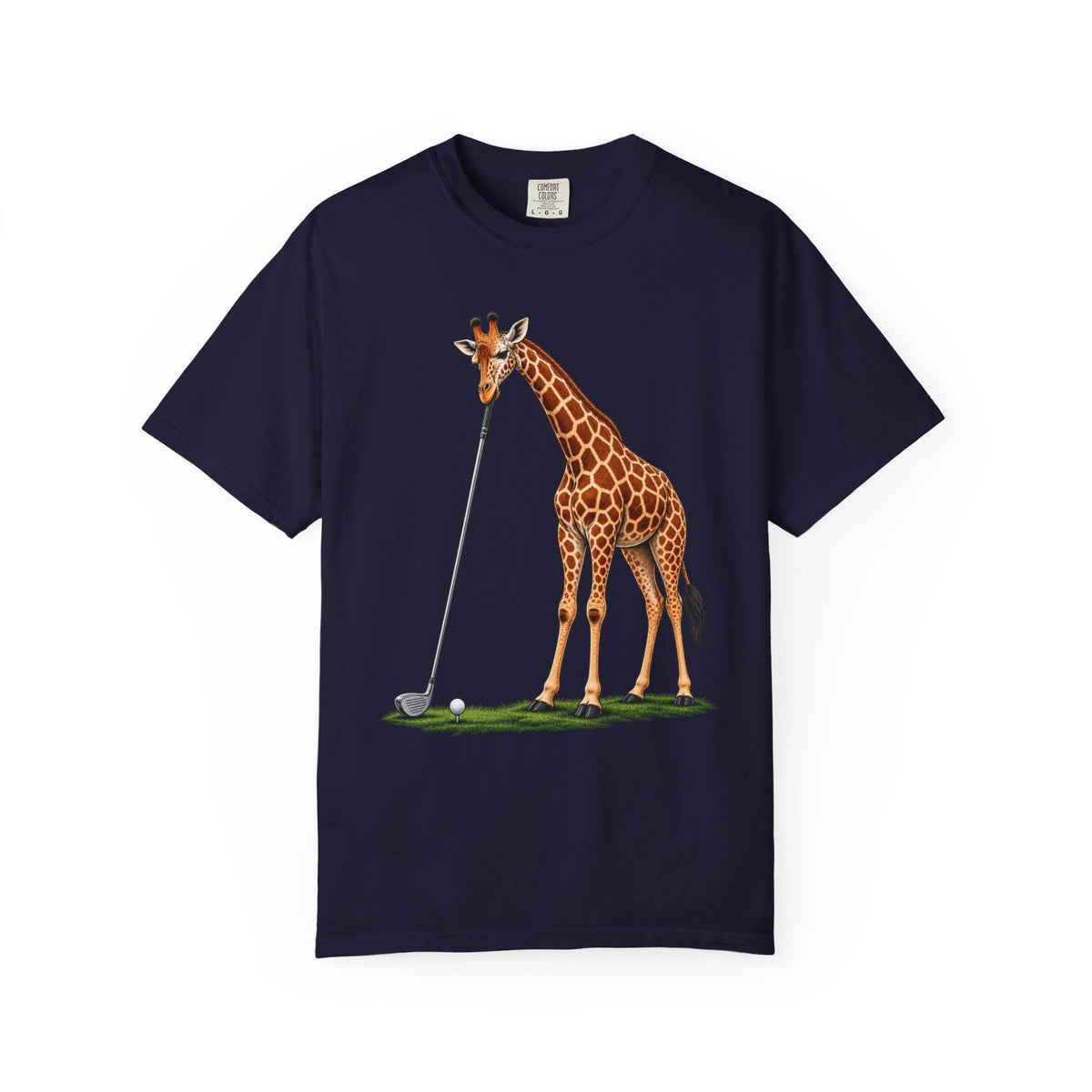 Giraffe Playing Golf T-Shirt