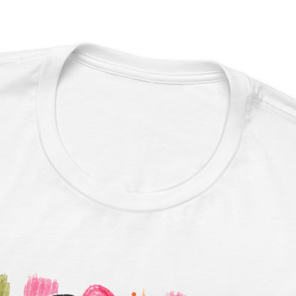 Spooky Mama T-Shirt — Cute Halloween Mom Tee with Ghost, Pumpkin & Bats