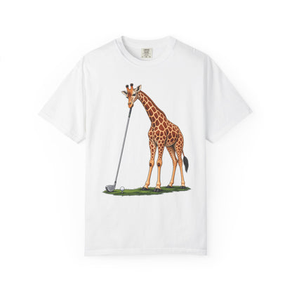 Giraffe Playing Golf T-Shirt