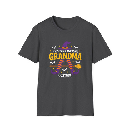 This Is My Awesome Grandma Costume T-Shirt — Halloween Grandma Tee